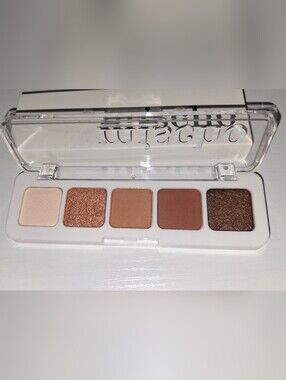 MISCHO Beauty Mini Eyeshadow Palette 02 NIB Neutral Nude Shimmer 4.5g